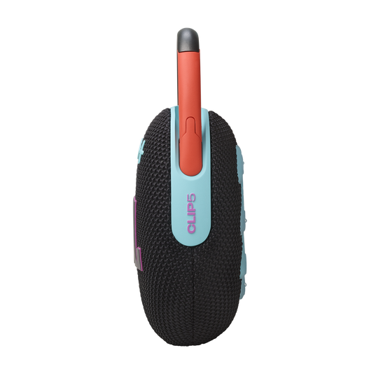 JBL Clip 5 - Black and Orange - Ultra-portable waterproof speaker - Detailshot 2